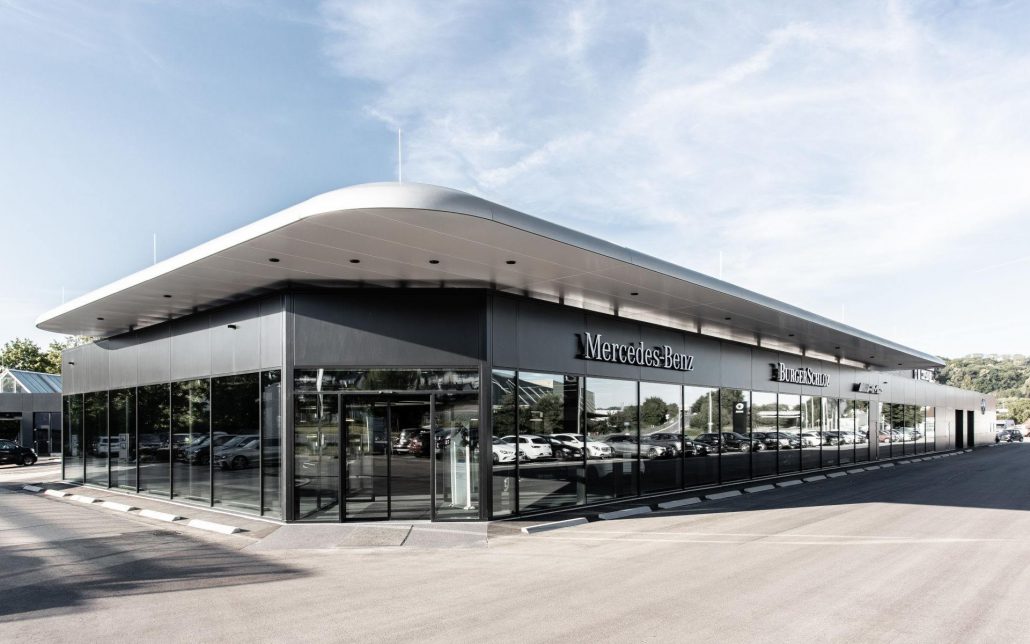 Umbau und Erweiterung Mercedes-Benz-Autohaus in Uhingen