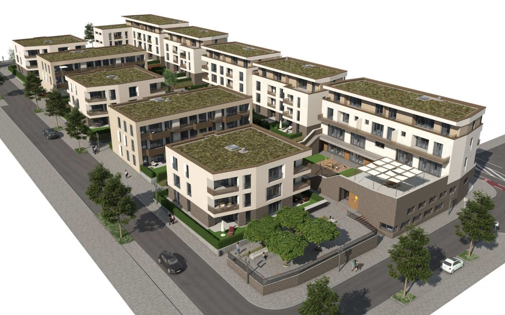 Neubau Kita und Mehrfamilienhäuser in Waiblingen