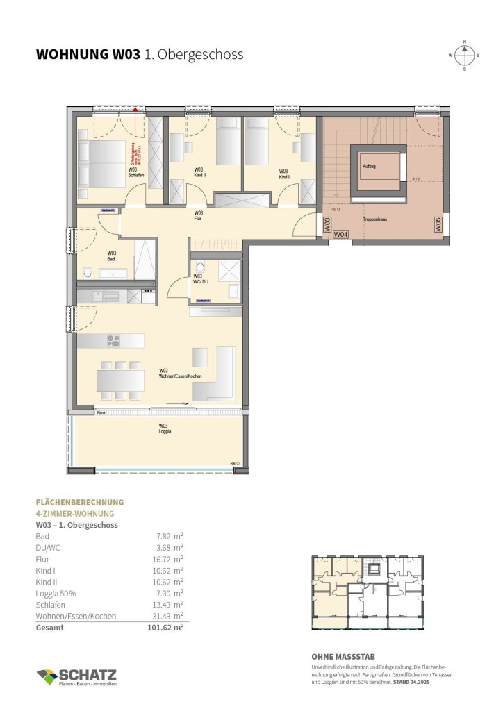 Wohnung W03 1.OG L24